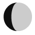 An icon showing the current phase of the Moon